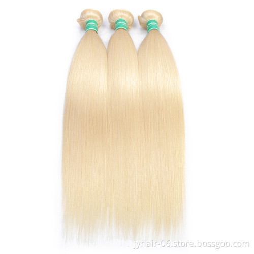 Wholesale 613 Blonde Straight Hair Weave 100% Virgin Brazilian Human Hair
